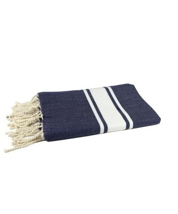 Foutahåndkle Flat Weave, 100x200 -Navy