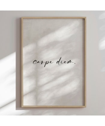 Seize the Moment -Innrammet plakat 30x40