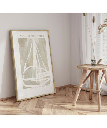 Atelier De La Mer -Innrammet plakat 30x40 - Bilde 3