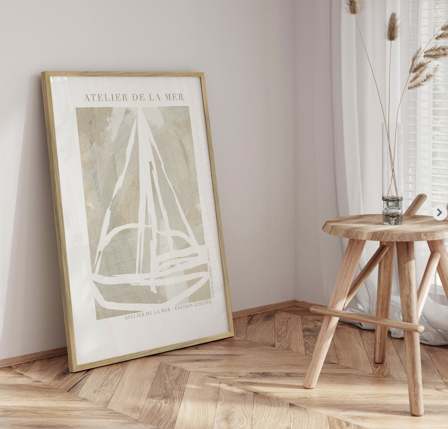 Atelier De La Mer -Innrammet plakat 30x40 - Bilde 3