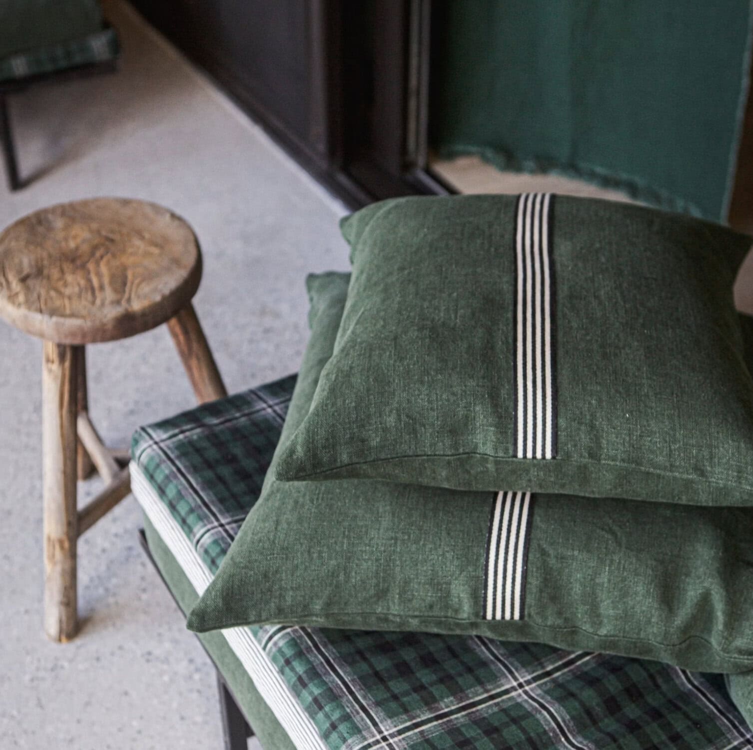 Putetrekk -Billie Racing Green -50x50 - Bilde 3