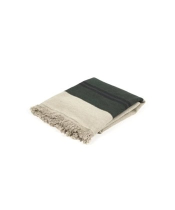 Pledd -Omaha Stripe Green -140x220