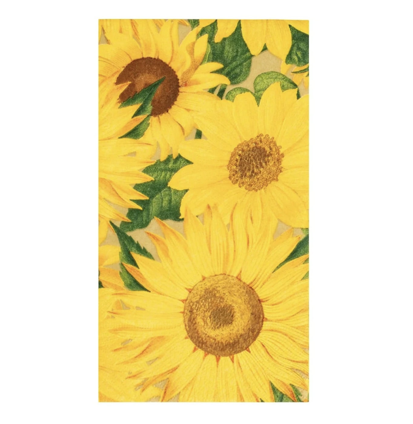 Servietter avlang - Sunflowers