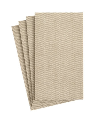 Servietter avlang -Airlaid Natural Jute - Bilde 2