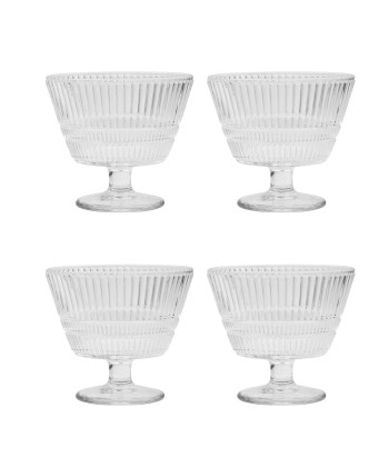 Slots Dessertskåler -4 pk.