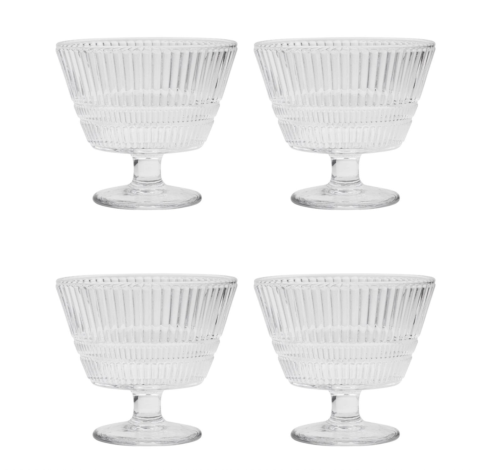 Slots Dessertskåler -4 pk.