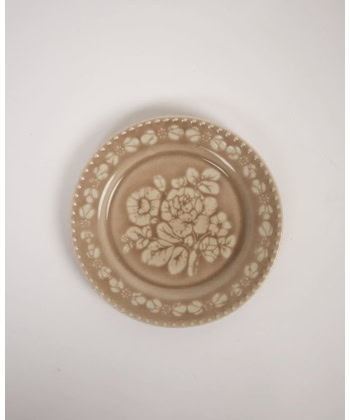 Rose Tallerken Ø21 -Beige