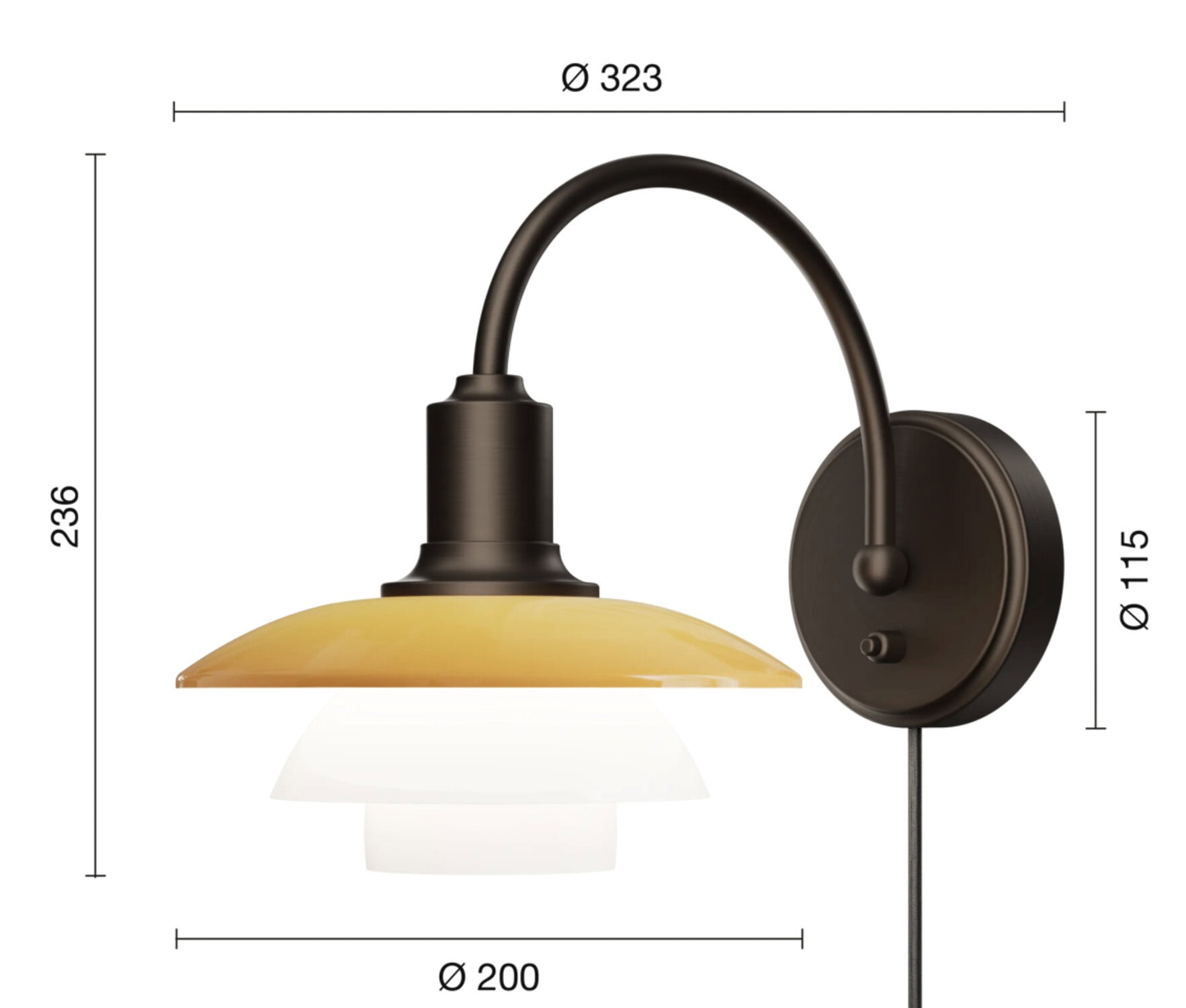 PH 2/2 Vegglampe Centenary Edition - Bilde 6