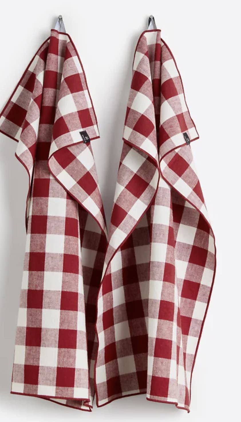 Kjøkkenhåndkle Bettyhill 2pk - Ruby