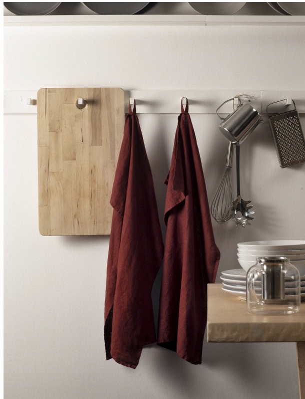 Kjøkkenhåndkle Sunshine 2pk - Lingonberry - Bilde 2