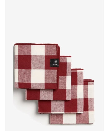 Servietter Bettyhill 4pk - Ruby