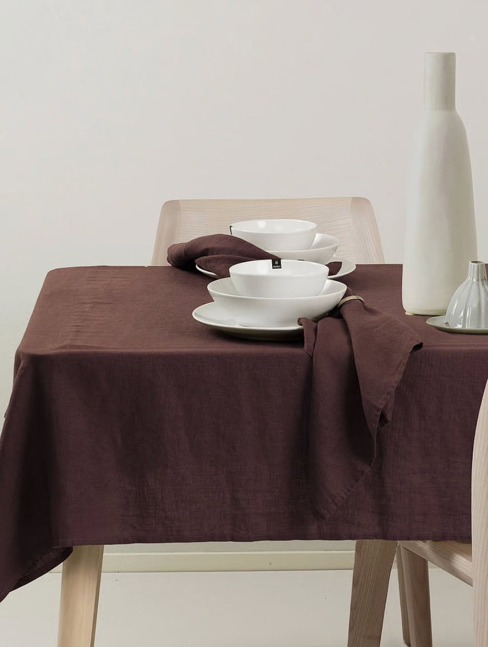 Linservietter Sunshine 4pk - Burgundy - Bilde 3