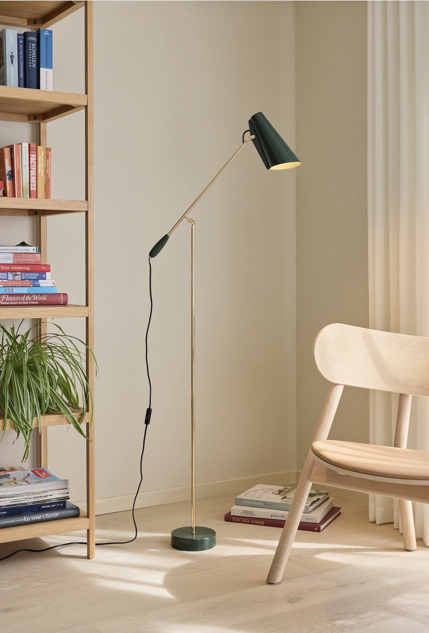 Gulvlampe Birdy grønn