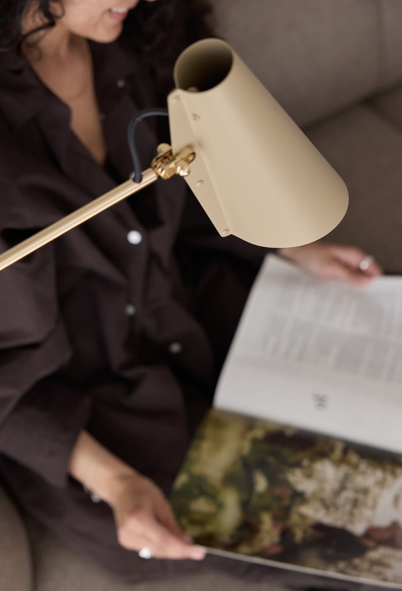 Gulvlampe Birdy - Beige - Bilde 3