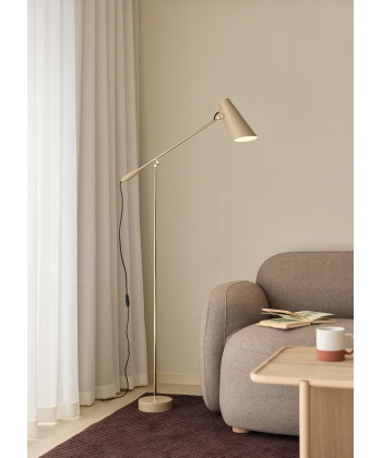 Gulvlampe Birdy beige