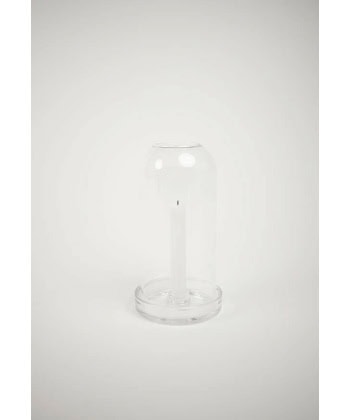 Tindra stormlykt i klart glass for kronelys