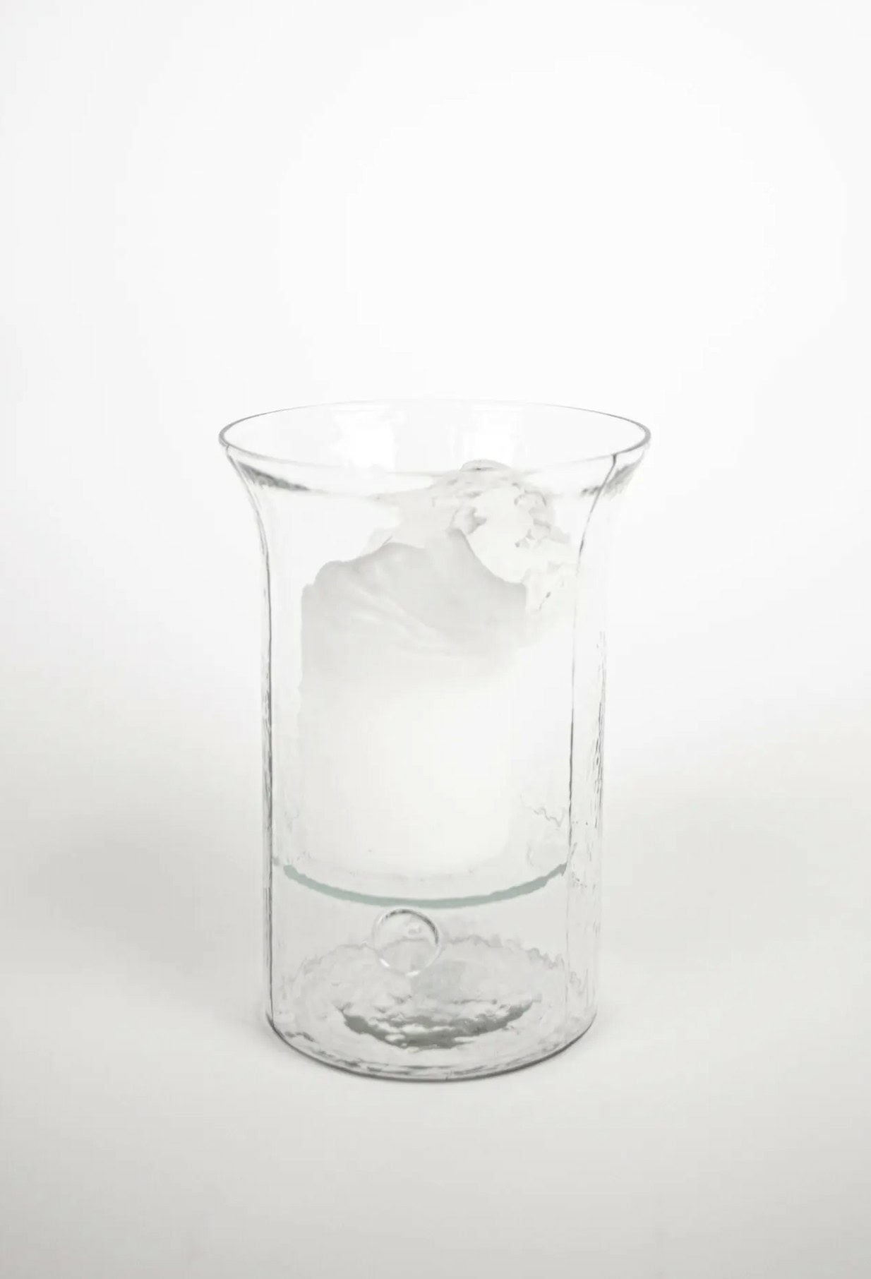 Castella stormlykt i klart glass
