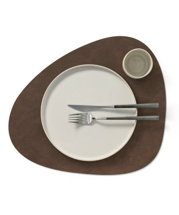 Curve Bordbrikke -Nupo Dark Brown - Bilde 2