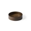 Wood Box Circle fra LIND DNA – rund oppbevaringsboks i massiv eik, Ø 11 cm