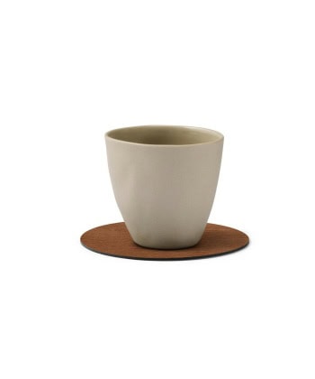 Glassbrikke Rund -Bull Cognac - Bilde 2