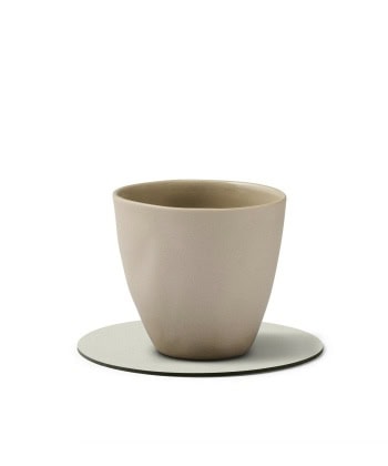 Glassbrikke Rund -Nupo Linen - Bilde 2