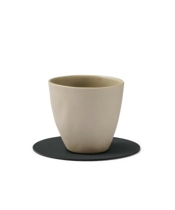 Glassbrikke Rund -Nupo Black - Bilde 2