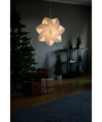 Adventsstjerne 60 -Pinwheel Hvit - Bilde 2