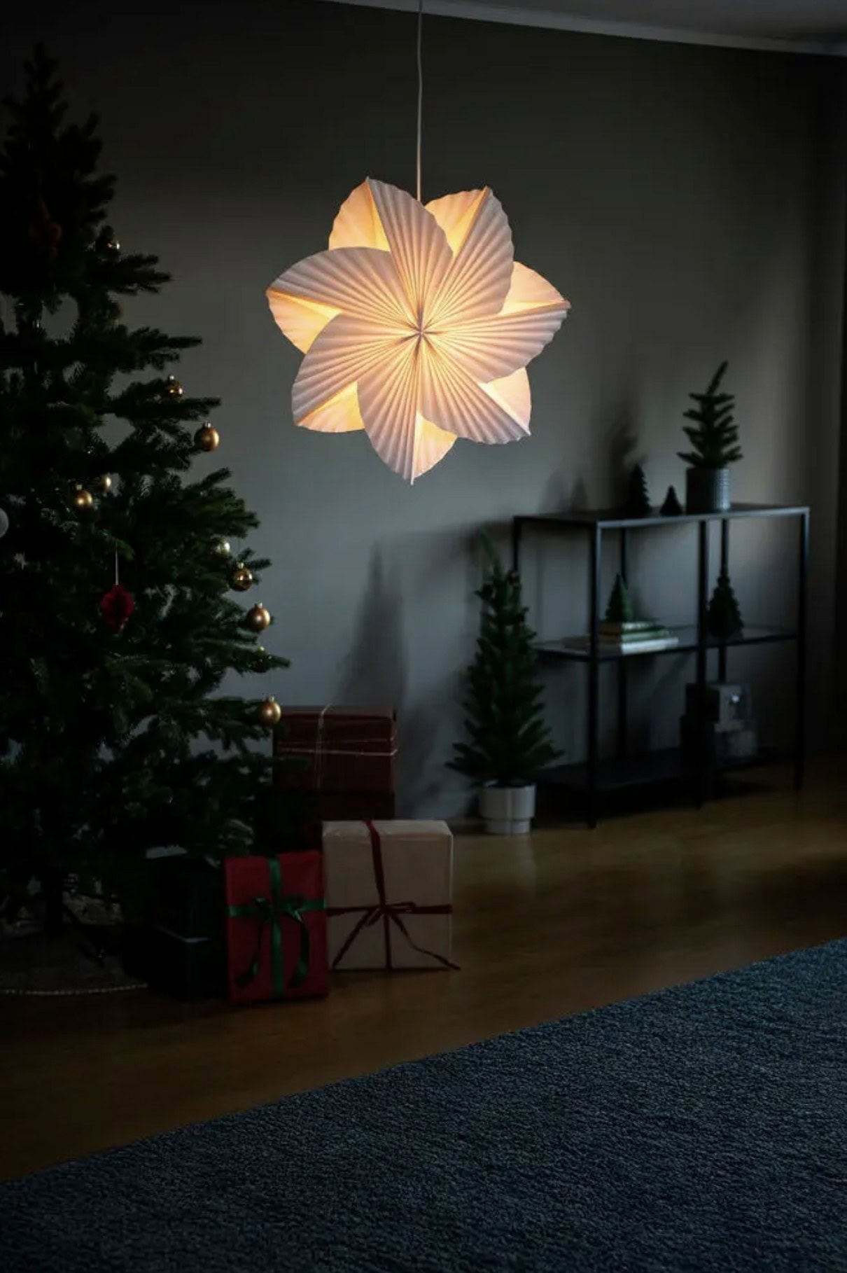 Adventsstjerne 60 -Pinwheel Hvit - Bilde 2