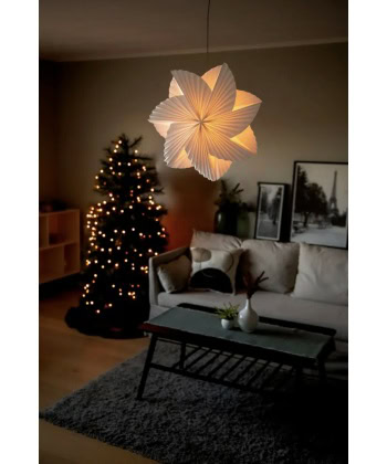 Adventsstjerne 60 -Pinwheel Hvit - Bilde 4