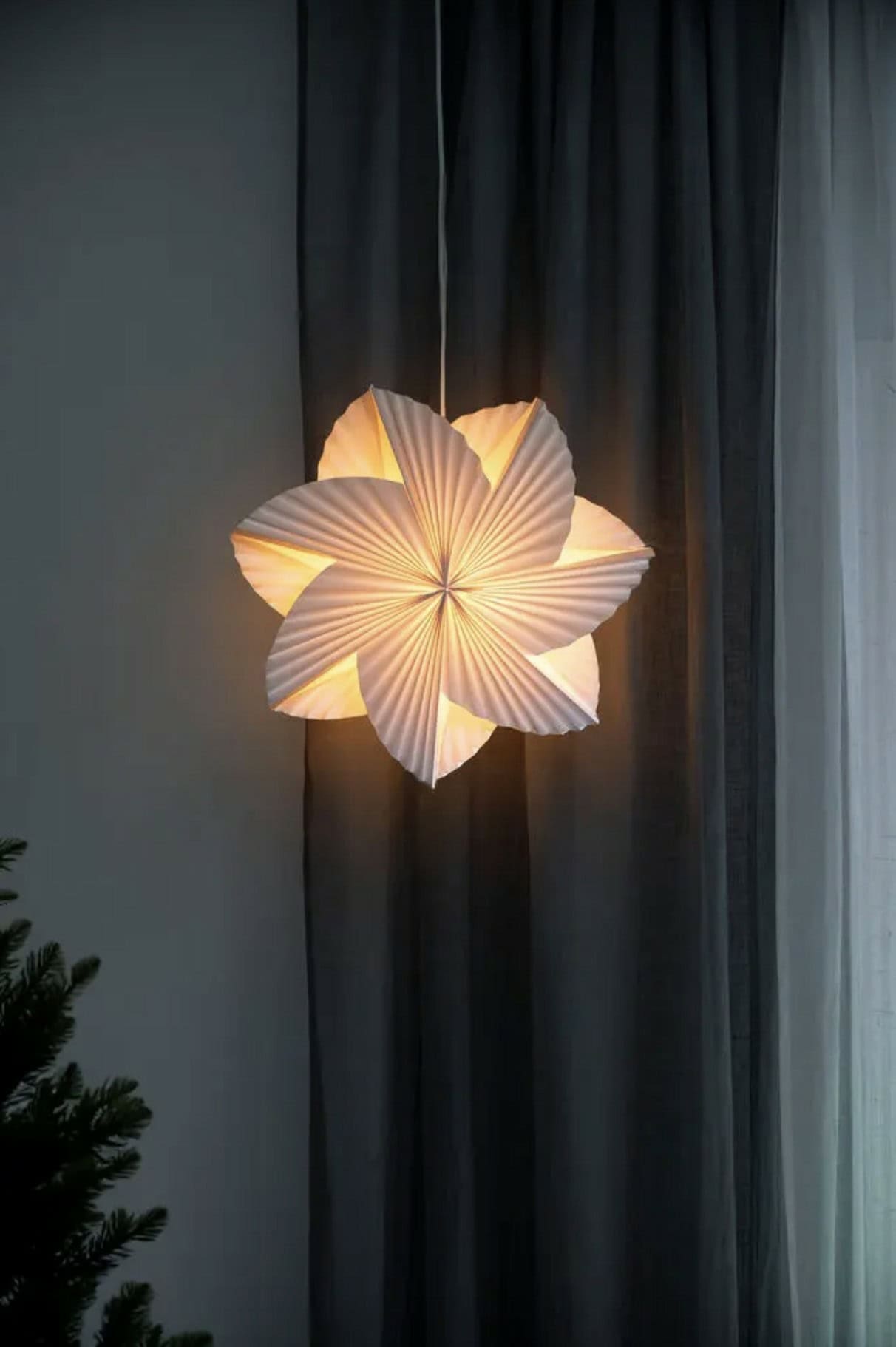 Adventsstjerne 60 -Pinwheel Hvit - Bilde 3