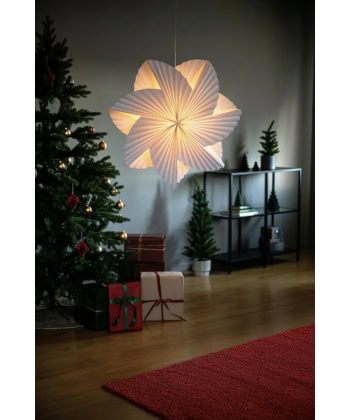 Adventsstjerne 80 -Pinwheel Hvit - Bilde 2