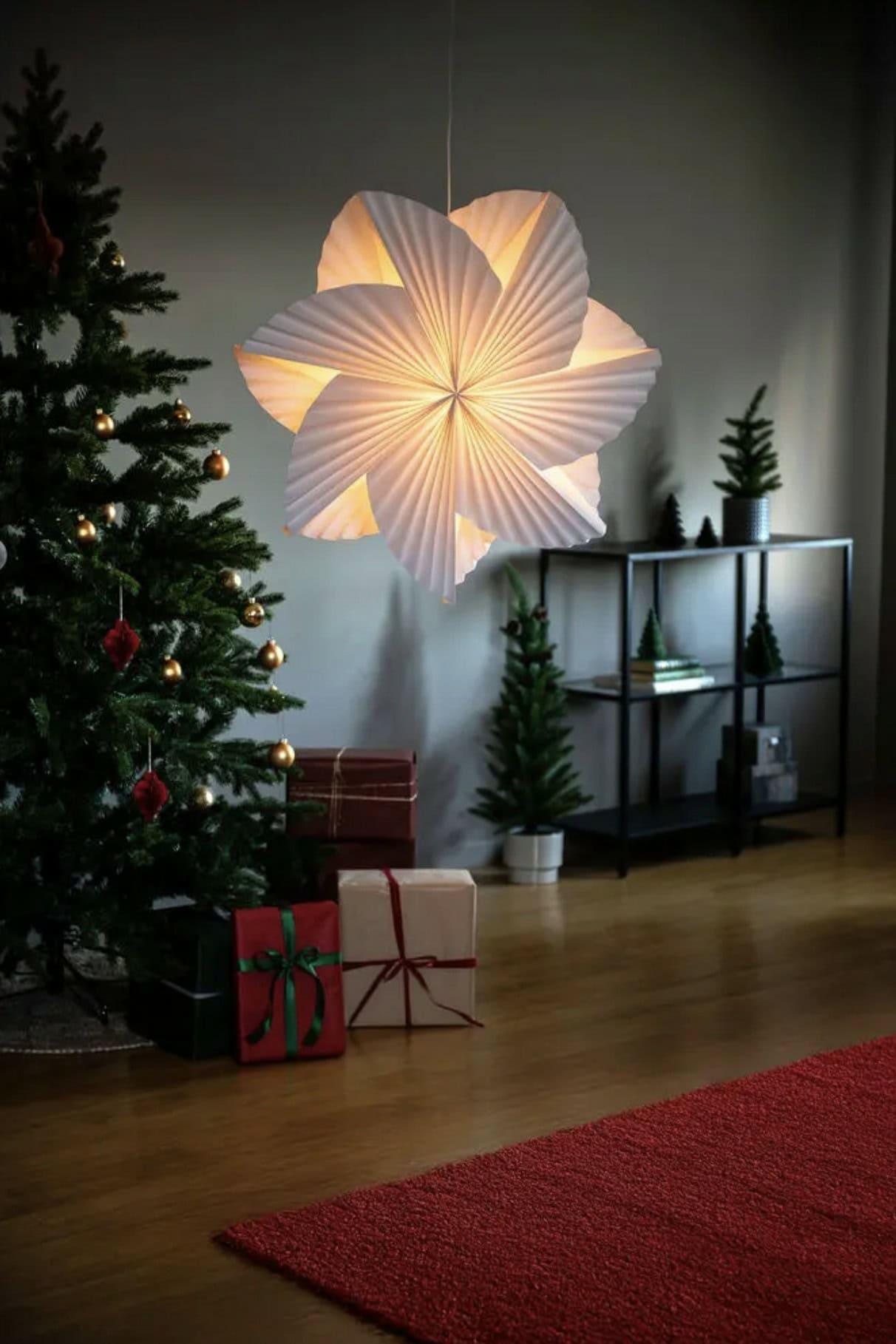 Adventsstjerne 80 -Pinwheel Hvit - Bilde 2