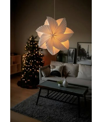 Adventsstjerne 80 -Pinwheel Hvit - Bilde 3