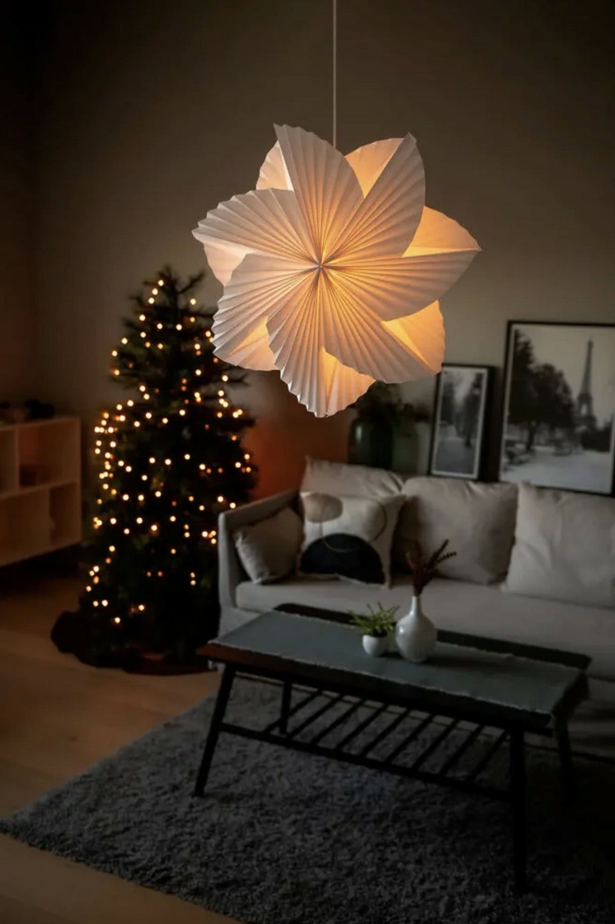 Adventsstjerne 80 -Pinwheel Hvit - Bilde 3