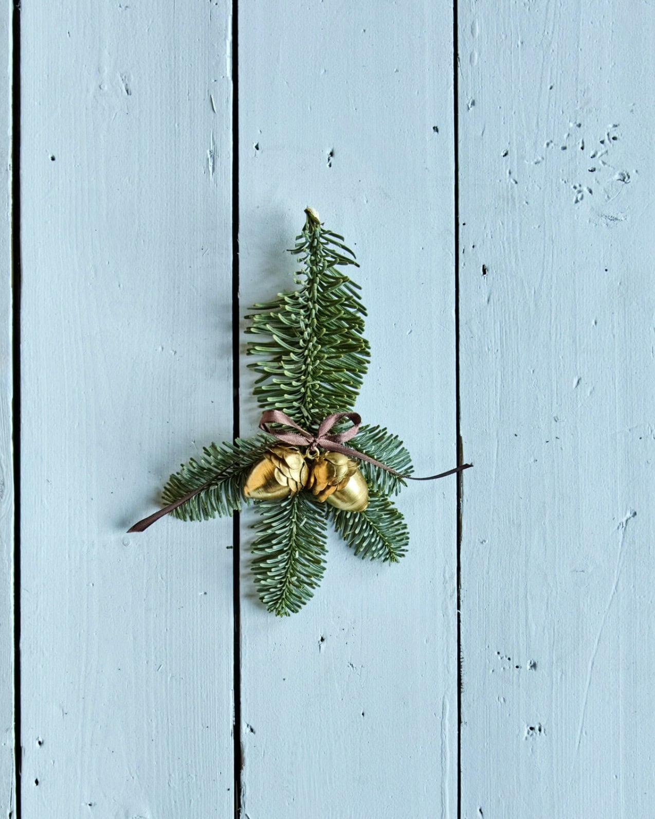 Juletrepynt Acorn -Eikenøtter i gull, 4-pk - Bilde 2