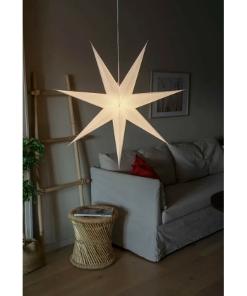 Adventsstjerne 78 -7 armet Hvit - Bilde 2