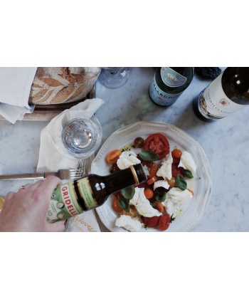Gridelli Olio e Basilico – økologisk olivenolje med basilikum - Bilde 3